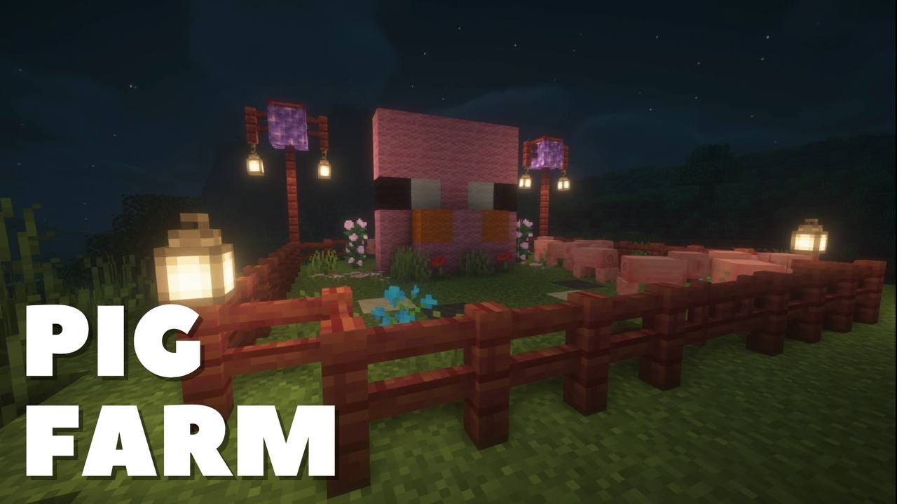 Minecraft Pig Farm Youtube