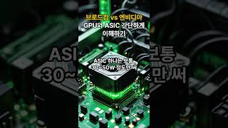 브로드컴 vs 엔비디아, GPU와 ASIC  반도체 간단하게 이해하기