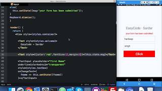 [Part - 3] React Native Form validations | React Native tutorial in Hindi