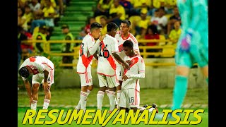 Colombia sub23 1-1 Perú sub23 / Empate agónico, importante amistoso