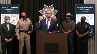 Joint AZDPS & ADCRR Press Conference on Captured Inmates
