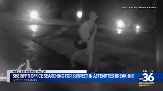 Scott County Sheriff's Office searching for suspect in attempted break-ins