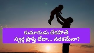 కుమారుడు లేకపోతే స్వర్గ ప్రాప్తి లేదా? || స్వర్గం వెళ్ళాలి అంటే  #noah #heaven #shortmessage