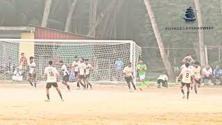 Football Tournament Going on at Androth Island Lakshadweep