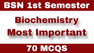 Biochemistry Mcqs | Bsn 1st Semester | Past Paper | Important Mcqs | #mcqs #thegenius