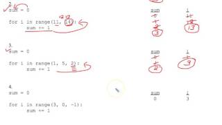 Tracing For Loop Worksheet 1