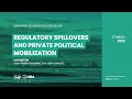 Regulatory Spillovers and Private Political Mobilization