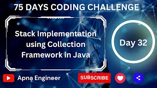 Stack Implementation Using Collection Framework in Java. #stack #java