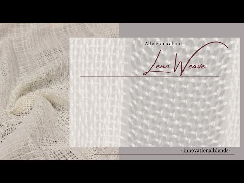 What is leno weave pattern?