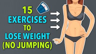 15 BEST EXERCISES (NO JUMPING) TO LOSE WEIGHT AT HOME | weight loss exercises at home  @RobertasGym