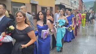 Defile 76. generacije maturanata u Višegradu 26.05.2023