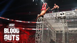 Kingston Defines Ruthless as he Throws Guevara Off the Cage | AEW Dynamite: Blood & Guts, 6/29/22