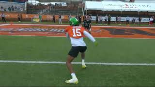 Oregon WR Tez Johnson 2025 Senior Bowl Highlights (Red Zone)