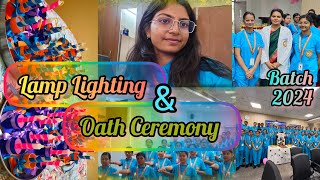 Lamp lighting and Oath ceremony ✨️ 2024 Batch in Aiims Raebareli BSc.Nursing || Aiims ||