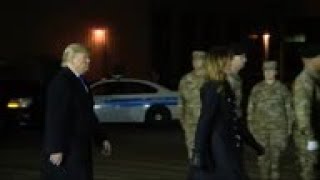 Trump pays respects to two killed in Afghanistan