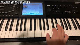 YAMAHA YC 45D SAMPLES 2