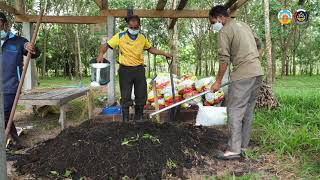 พัฒนาศูนย์ผู้นำจิตอาสาพัฒนาชุมชน โคก หนอง นา โมเดล อ.ดงหลวง จ.มุกดาหาร