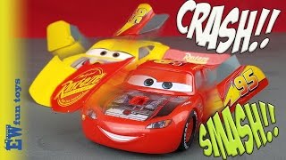 Disney Pixar Cars 3 Toys Crash and Smash RC Mcqueen Ramirez New カーズ 2017 EWfuntoys