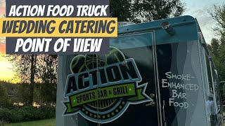 Action Food Truck Wedding Catering POV. Join us on the truck for service! HD 1080p