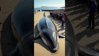 Whale stranded on a beach #oceaneyes