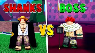 Shanks vs All Bosses in Blox Fruits