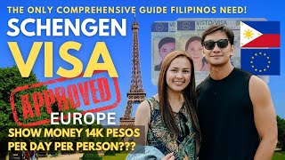 EUROPE SCHENGEN VISA FOR FILIPINOS 🇪🇺 | 2025 ULTIMATE TRAVEL GUIDE: Gaano Ba Kalaki ang Show Money?