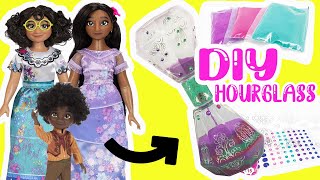 Disney Encanto Mirabel DIY Hourglass Craft Kit with Luisa and Isabela Dolls! Crafts for Kids
