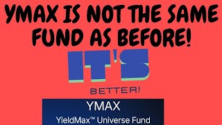 YMAX 2.0. The surprising changes of this fund!