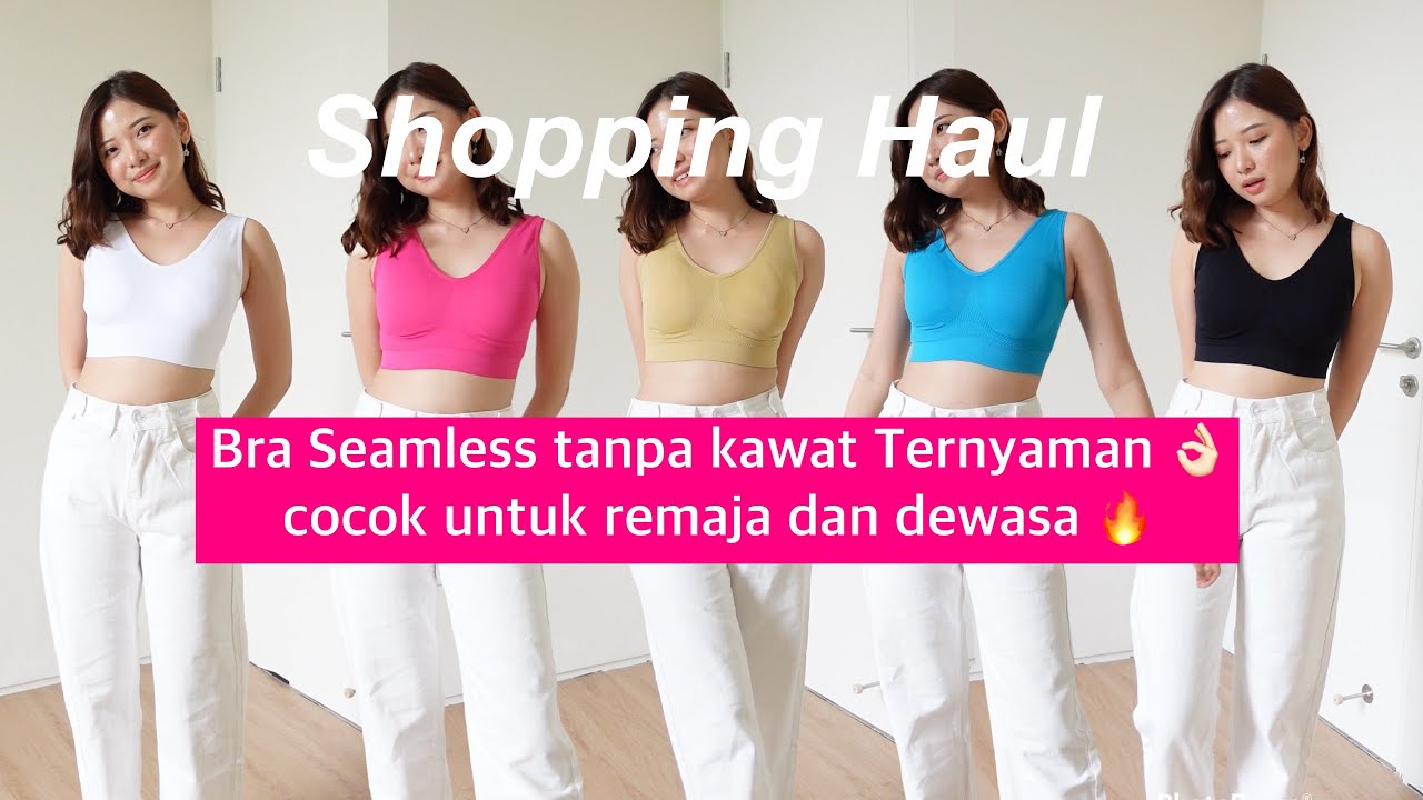 Haul Bra Ternyaman + Try On | Murah! Wajib Punya- Cocok Untuk Remaja ...