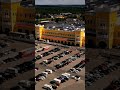 drone hyperlapse of the famous tuurinkyläkauppa summer day tuuri visittuuri veljeksetkeskinen