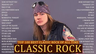 Classic Rock Songs 70s 80s 90s Full Album - Guns N Roses, Eagles, Queen, Nirvana, ACDC, U2, Bon Jovi