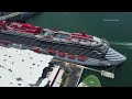 8 cruise ships at port miami 4k drone video of carnival sunrise norwegian joy virgin u0026 more.