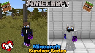 I Start New Minecraft Survival Series In Pocket Edition💥#minecraft #trending