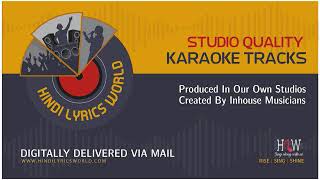 Apni Ulfat Pe Zamane Ka Karaoke With Scrolling Lyrics