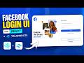 Build a Facebook Login UI with React & Tailwind CSS
