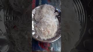 Idiyappam morning Breakfast #idiyappam #coconut #sugar #food #noolputtu#noolappam#trending #ytshorts