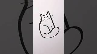 How to draw A Cat | Art For Kids  | Drawing - A Cat