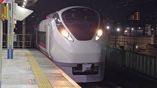 【特急ときわ80号】80M E657系K4編成 南千住駅 通過シーン