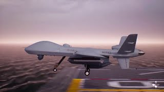 MQ-9B STOL - kit for operations aboard an aircraft carrier - big-deck amphibious assault ship