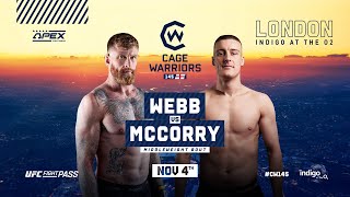 CW 145: James Webb vs Paddy McCorry