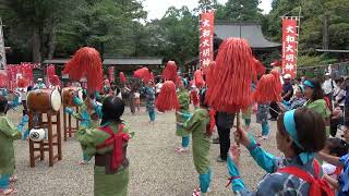 2024.9.23(月) 大和神社 紅しで踊り③ 奈良県天理市