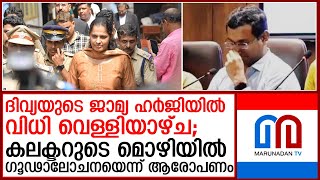 കൈക്കൂലി വാങ്ങിയെന്ന് സ്ഥാപിക്കാന്‍ ദിവ്യയുടെ ശ്രമം; ജാമ്യ ഹര്‍ജിയില്‍ വിധി വെള്ളിയാഴ്ച  I  pp divya