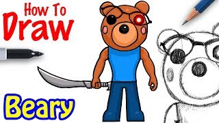 Piggy Roblox Drawing Step By Step