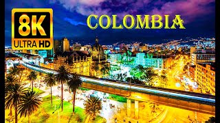 Discover Colombia in 8K ULTRA HD • Travel with relaxing music