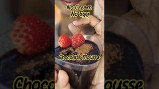 Everyone's Making Chocolate Mousse After Seeing This | Eggless Recipe | #shorts #food #dessert