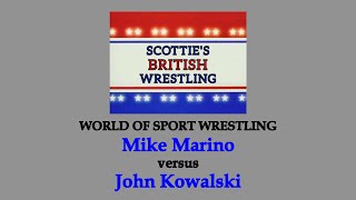 WOS British Wrestling - Mike Marino vs John Kowalski