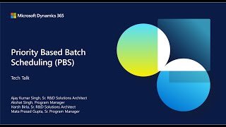 Priority based batch scheduling PBS - TechTalk