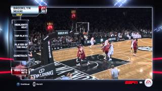 NBA 2014 - Miami Heat vs Brooklyn Nets - Halftime Show - NBA LIVE 15 PS4 - HD