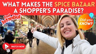 🤔What MAKES Istanbul's Spice Bazaar a Must-Visit Destination?【4K】🇹🇷