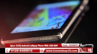 Homeshop18.com - Spice 525Q Android Lollipop Phone With 2GB RAM